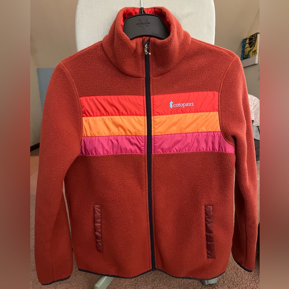 Cotopaxi Orange Teca Fleece Jacket size women’s medium
